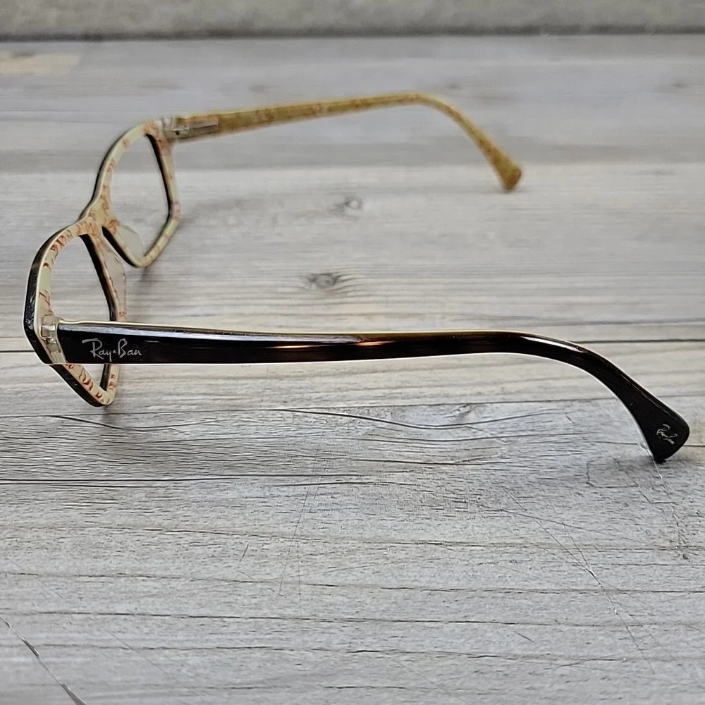 Ray-Ban‎ RB5256 5057 Eyeglasses Brown Tortoise Frames Only 52-16-135mm